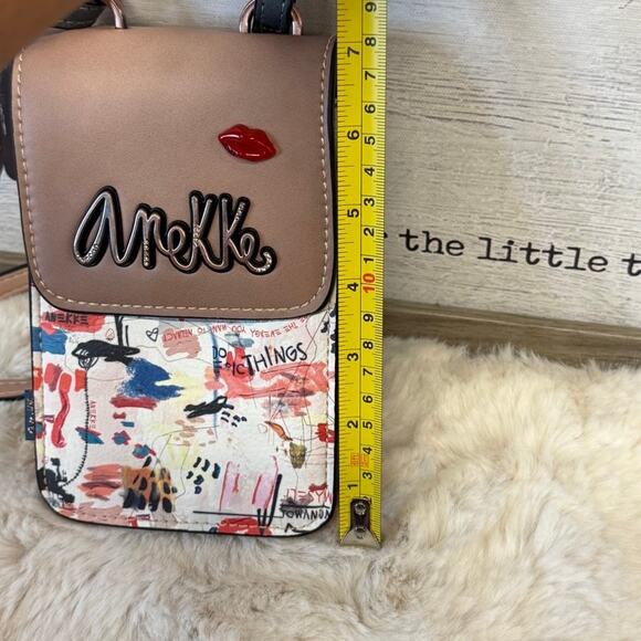 Anekke Mini Faux Leather Crossbody Purse - Picture 8 of 15